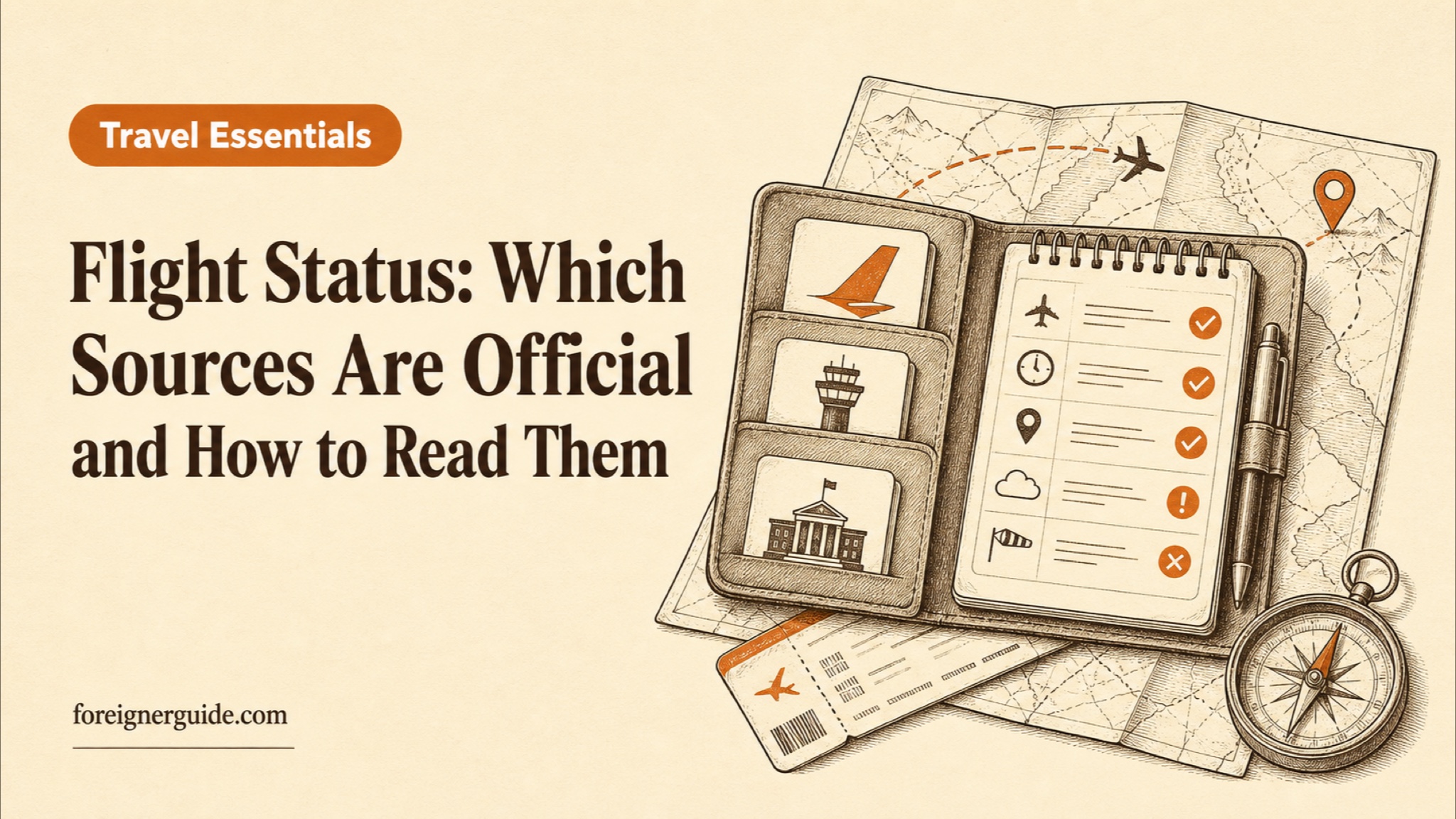 Flight Status: Which Sources Are Official and How to Read Them