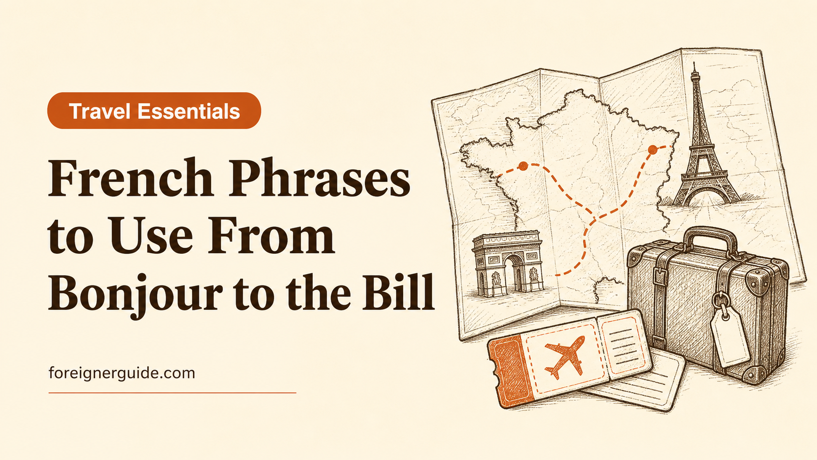 French Phrases to Use From Bonjour to the Bill