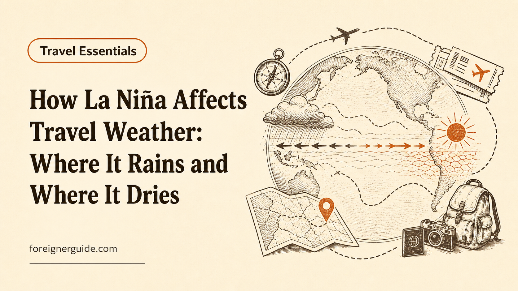 How La Niña Affects Travel Weather: Where It Rains and Where It Dries