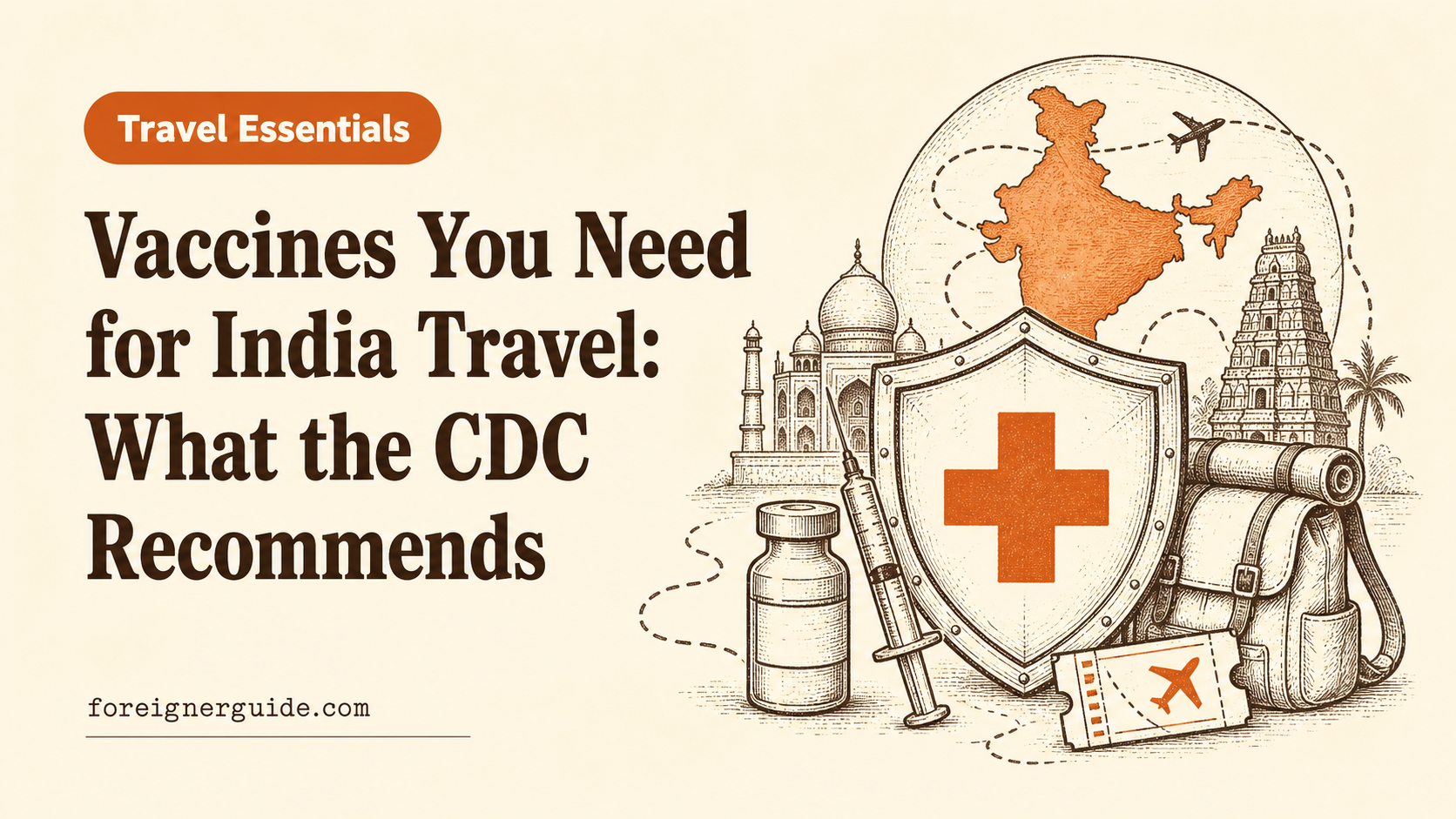 Vaccines You Need for India Travel: What the CDC Recommends