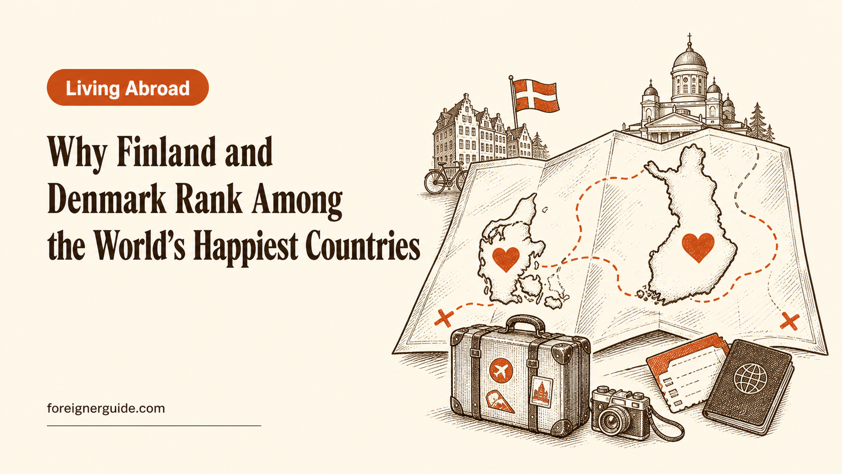 Why Finland and Denmark Rank Among the World's Happiest Countries